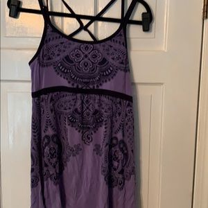 Athleta purple print tank